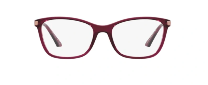 Vogue gray pink frame close up