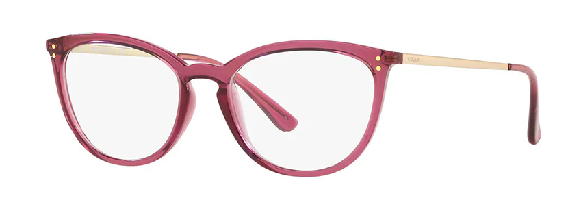 Vogue burgundy frame side