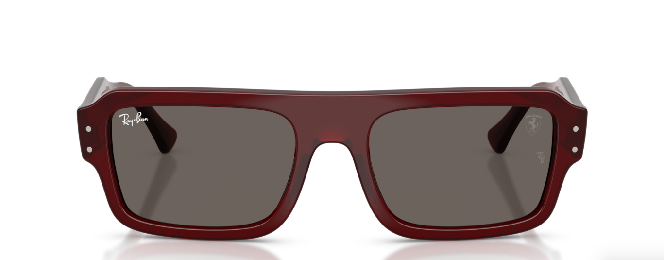 Ray-Ban burgundy sunglasses front