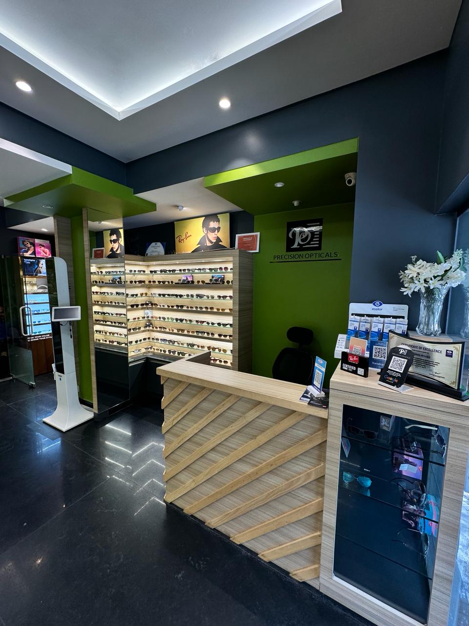 Precision Opticals store interior