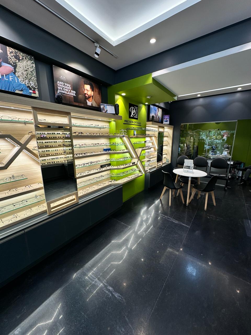 Inside Precision Opticals store, Jayanagar