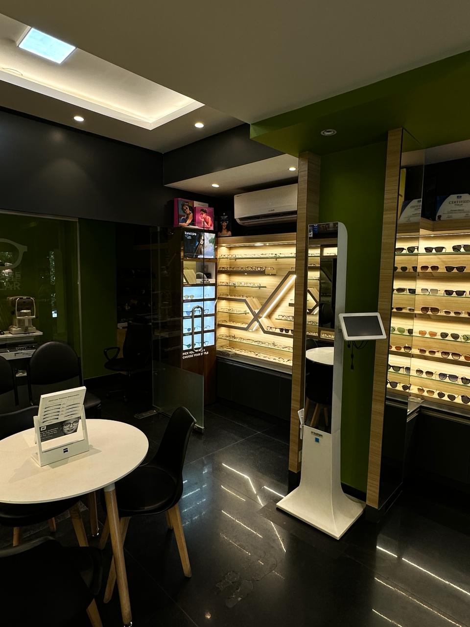Precision Opticals eyewear display